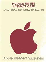 Apple-II Parallel Printer Interface Card Installation Manual