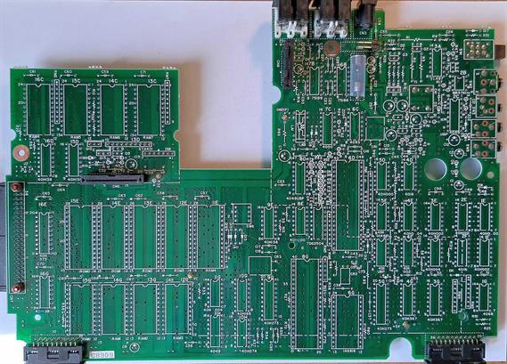 Die Lötseite des Prints mit Bestückungsdruck, ideal für Messungen im eingebauten Zustand